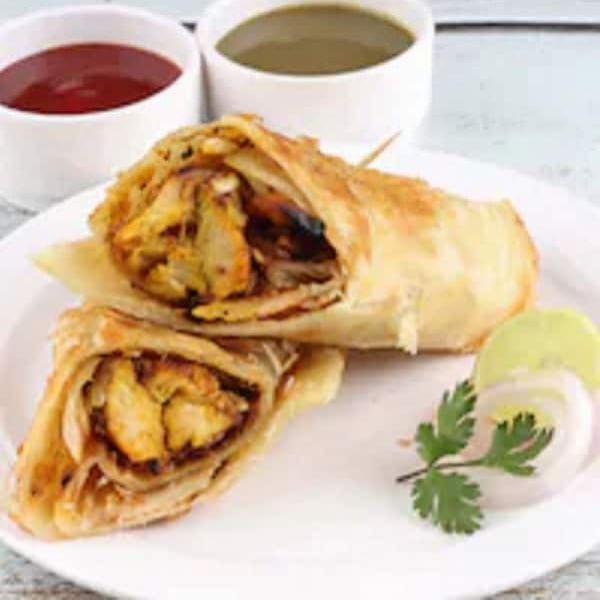 Tawa Chicken Tikka Roll
