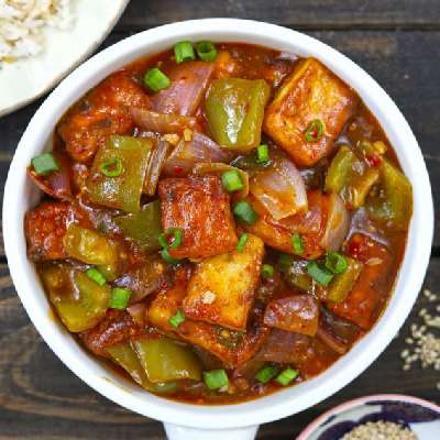 Chilly Paneer Or Mushroom Or Chaap Gravy