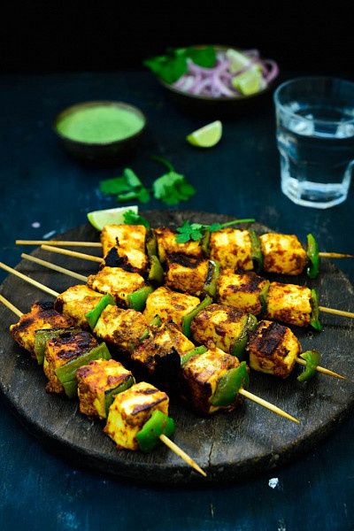 Paneer Achari Tikka