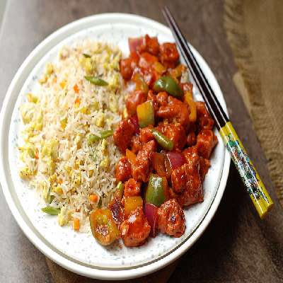 Chicken Fried Rice Combo With Soft Drink[200ml]