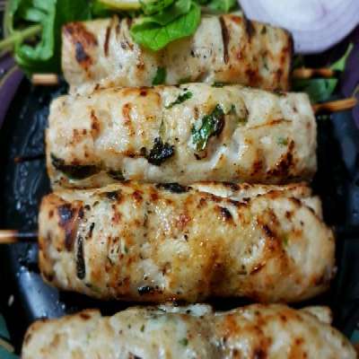 Chicken Malai Seekh Kabab