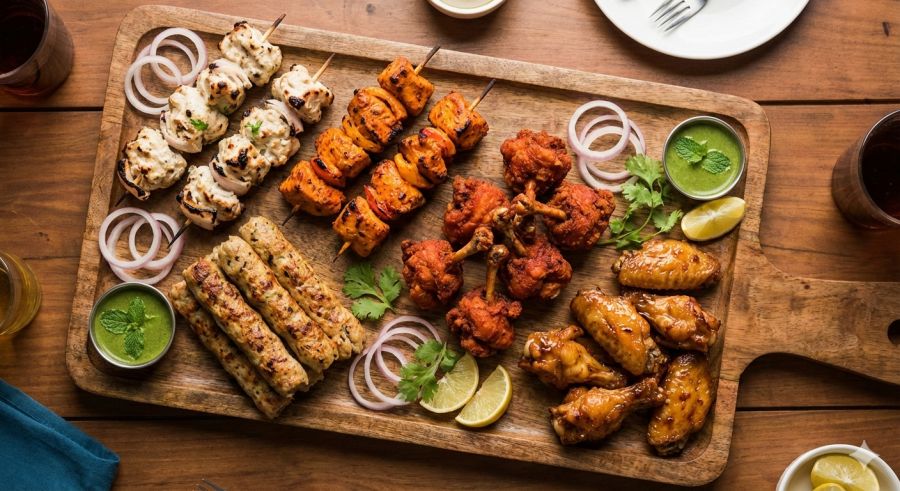 Non Veg Party Fusion Starters [Serves 2-3]