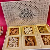 Gift -Silver Dry Fruit Box