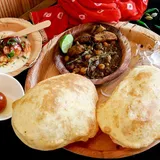 Chola Bhatura, Dahi Bhalla And Gulab Jamun Combo