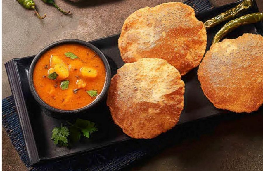 Aloo Puri Sabzi (3 Pc)