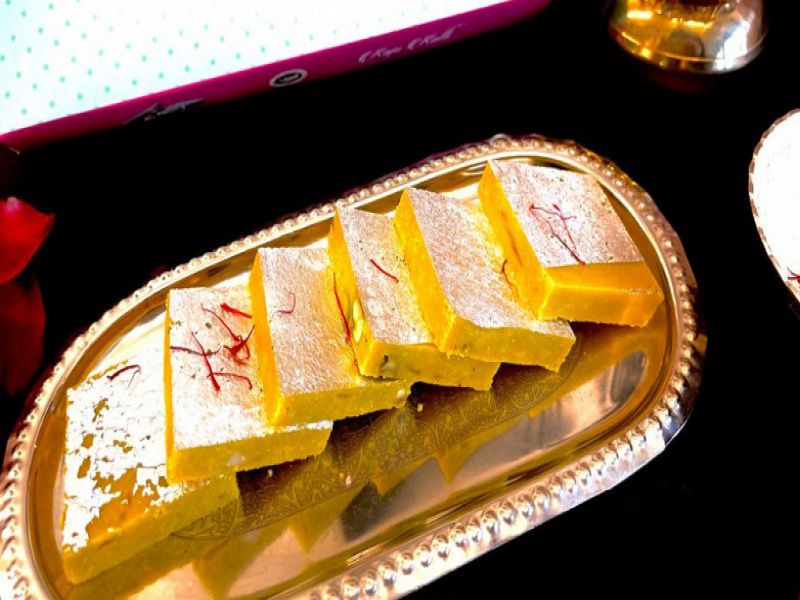 Kaju Kesar Katli