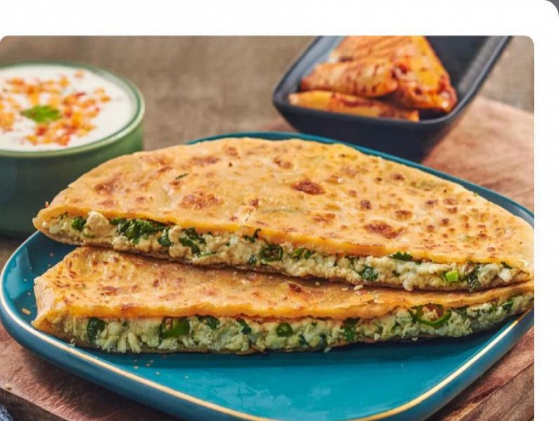 Paneer   Onion Paratha