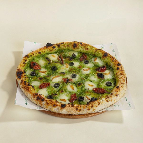 Pesto Ricotta With Truffle Oil Neapolitan Pizza