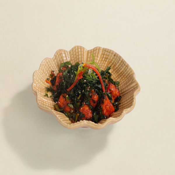 Crackling Spinach Cottage Cheese (320 Gms)