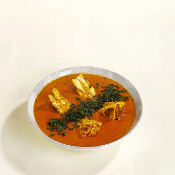 Paneer Afghani With Crackling Spinach (450 Gms)