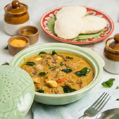 [MILD] Idlis & Madurai Mutton Curry