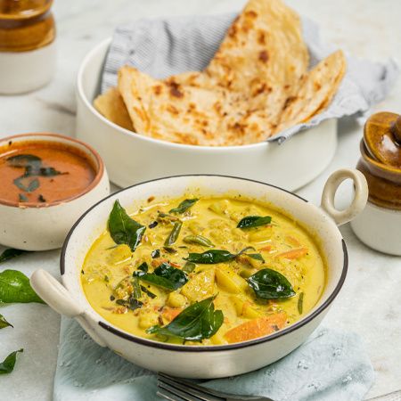 [MILD] Parottas & Vegetable Korma