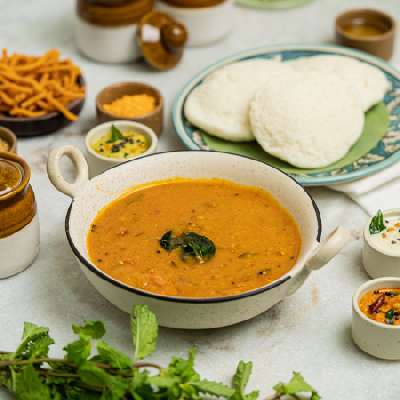 [NO SPICE] Idlis & Sambar