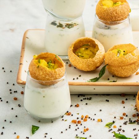 Masala Buttermilk Pani Puri [7 Pcs]