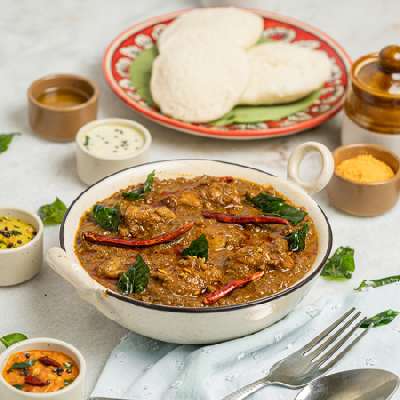 [SPICY] Idlis & Karaikudi Mutton Curry
