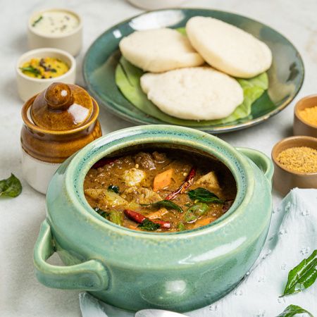 [SPICY] Idlis & Karaikudi Vegetable Curry