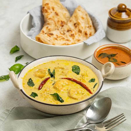 [MILD] Parottas & Tamil Nadu Prawn Curry