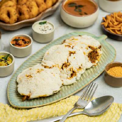 Veggies Filled Idlis