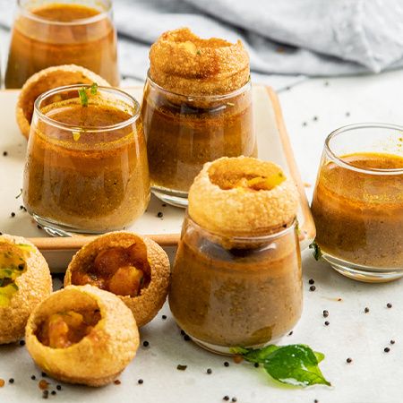 Chilled Rasam Pani Puri [7 Pcs]