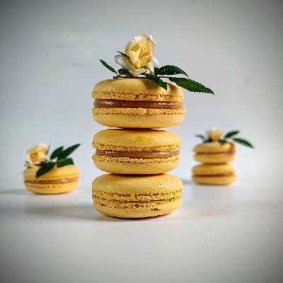 Salted Caramel Macaron