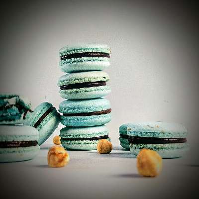 Hazelnut Macaron