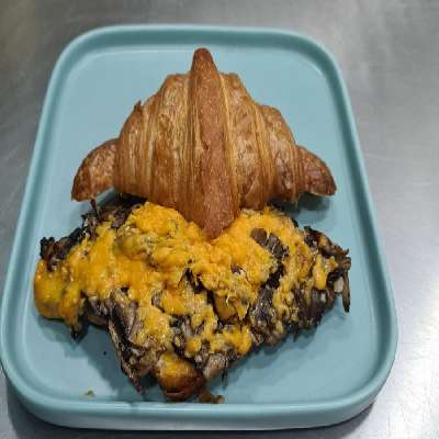 Mushroom Cheddar Croissant