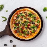 Brocolli, Olives & Sundried Tomato Pizza 9"