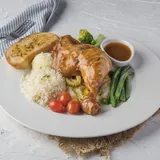 Roasted Chicken Leg With Rosemary Jus