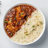 Chicken Manchurian With Herbed Rice Bowl