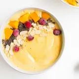 Seasonal Fresh Fruit Smoothie Bowl