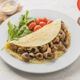 Creamy Mushroom Omelette With Toast(3 Eggs)