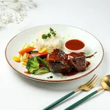 Seared Buff Tenderloin In BBQ Sauce