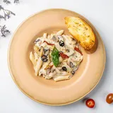 Penne Pasta With Creamy Mushroom Sauce
