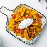 Nachos With Cheese & Salsa