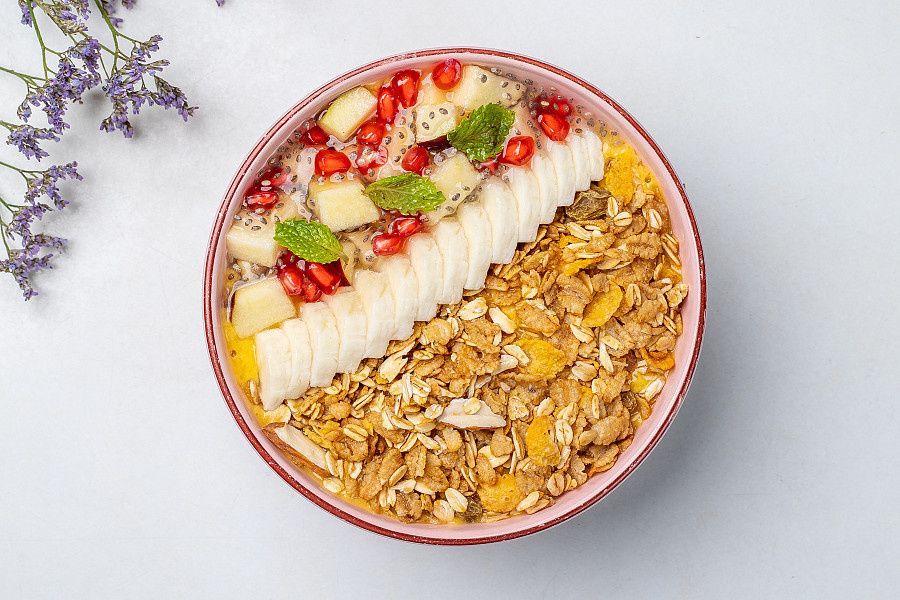 Smoothie Bowl With Fresh Fruits