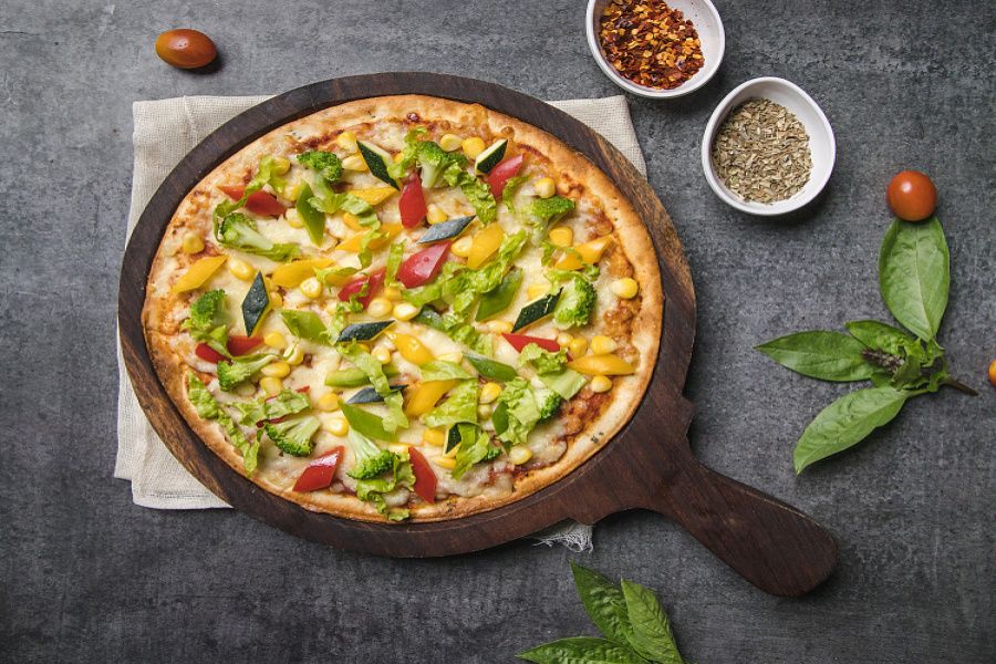 Garden Veggie Pizza 9"