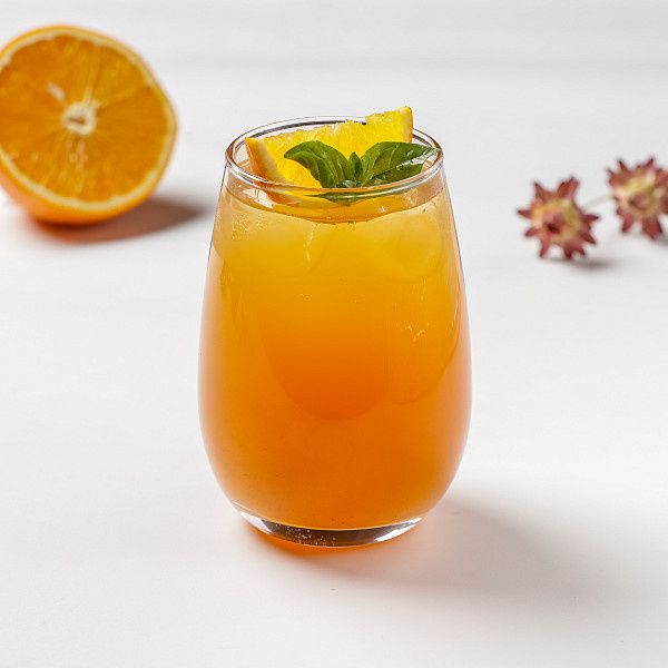 Iced Orange & Basil Tea