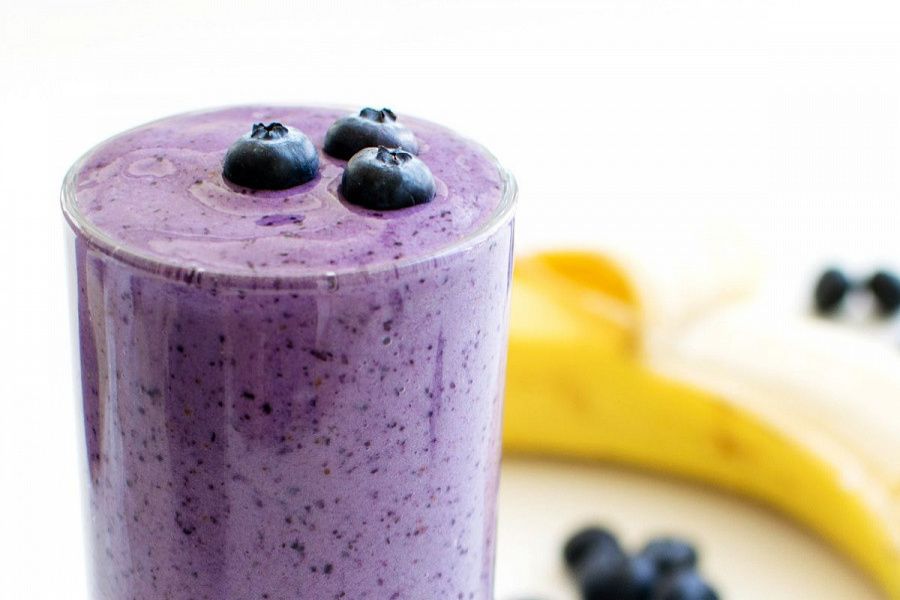 Blueberry, Banana Smoothie