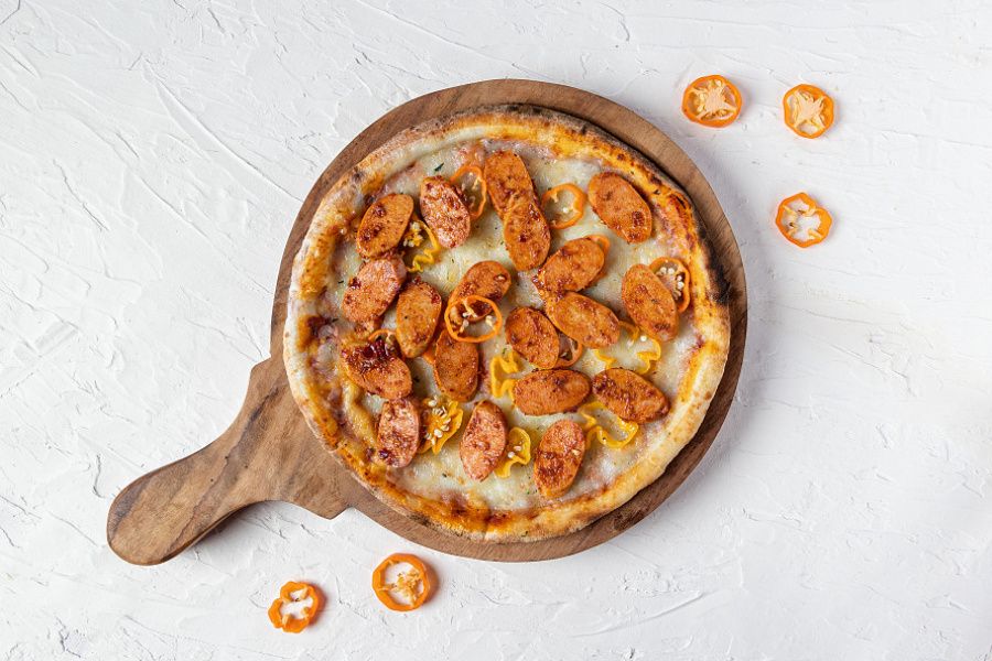 Spicy Sausage & Paprika Pizza 9