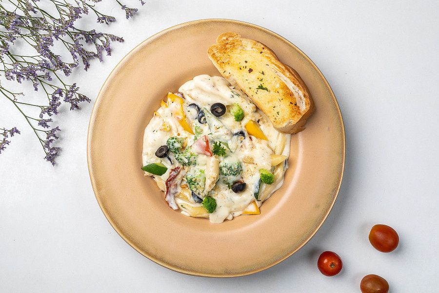 Have It White Alfredo Pasta