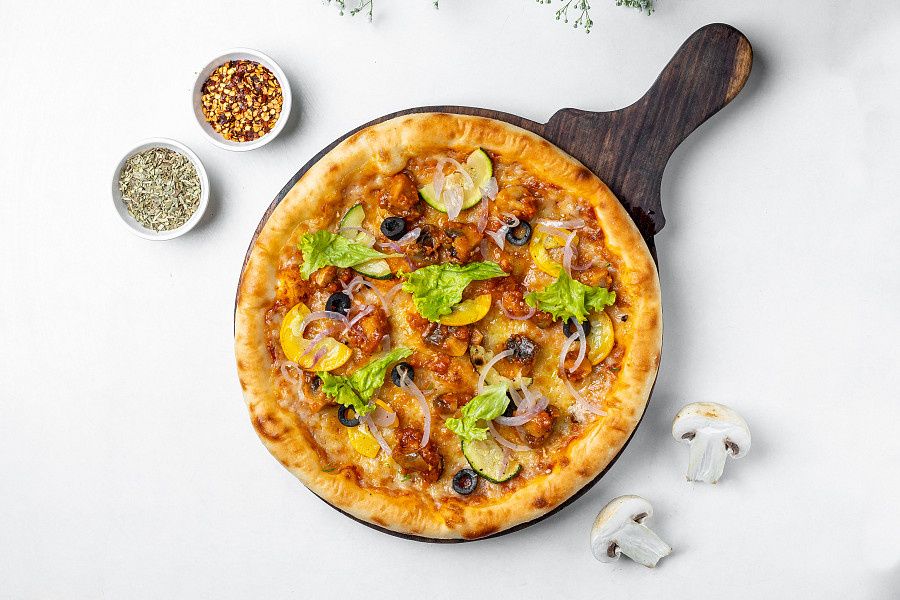 Mexican Mushroom Pizza 9