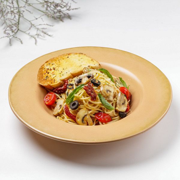 Truffle Mushroom Aglio Olio Pasta