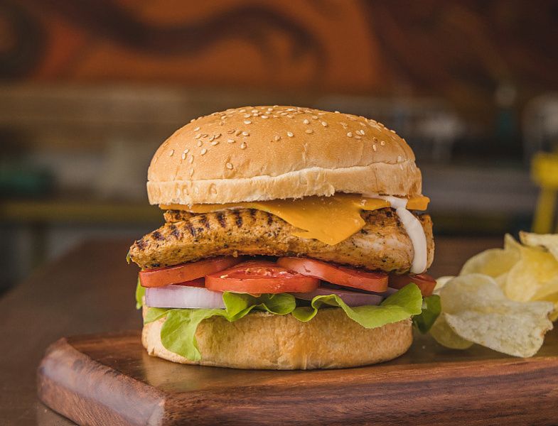 Grilled Chicken Burger