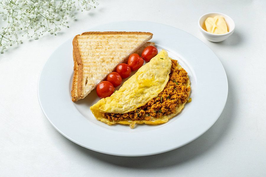 Chicken Keema Omelette