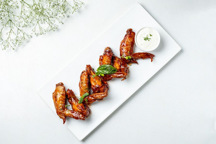 BBQ Chicken Wings(8 Pcs)