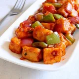 Dry Paneer Cooked With Onion And Tomato