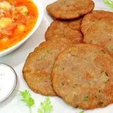 4 Pcs. Kuttu Atta Kachori With Alloo Ki Subzi