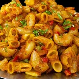 Veg Macaroni [Punjabi Style]