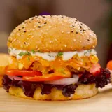 Herbal Tikki Burger (Veg Tikki)