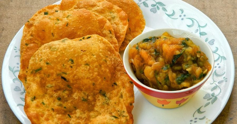 4 Special Missi Dal Atta Puri With Choice Of Aloo Or Channa Sabji